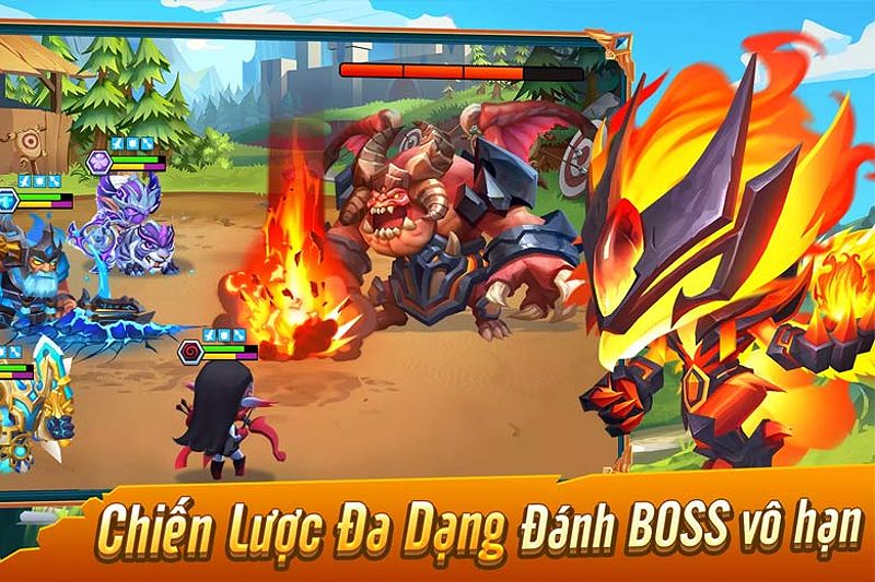 Chiến thuật trong TapTap Heroes