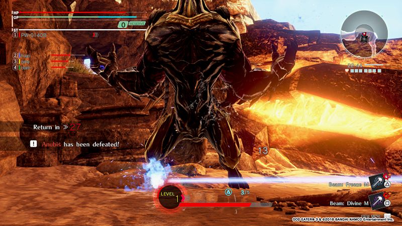 Hình ảnh vũ khí trong God Eater 3